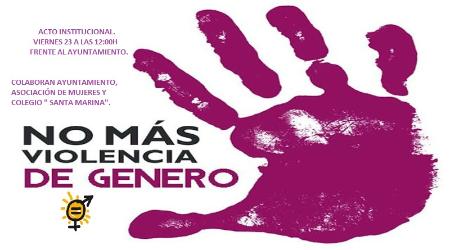 Imagen Acto Institucional 'No más violencia de género'